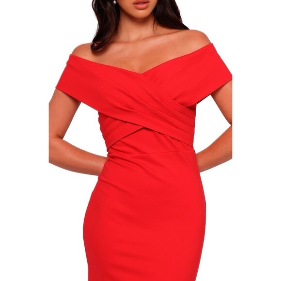 PETAL & PUP DAILENE OFF THE SHOULDER DRESS IN STORES $99 SZ XS - Picture 2 of 6